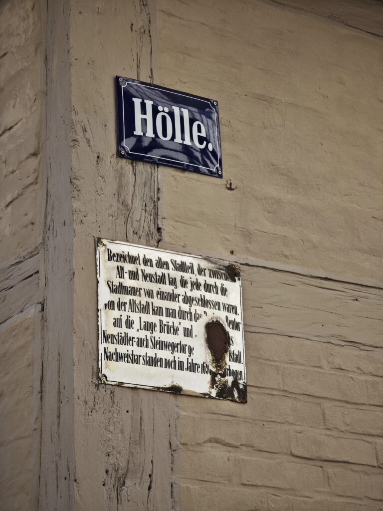 Hölle Quedlinburg - historischer Stadtteil zwischen der Altstadt und der Neustadt