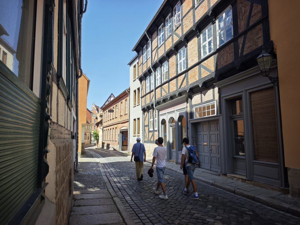 Pölle Quedlinburg - eine der schönen Gassen in der Altstadt