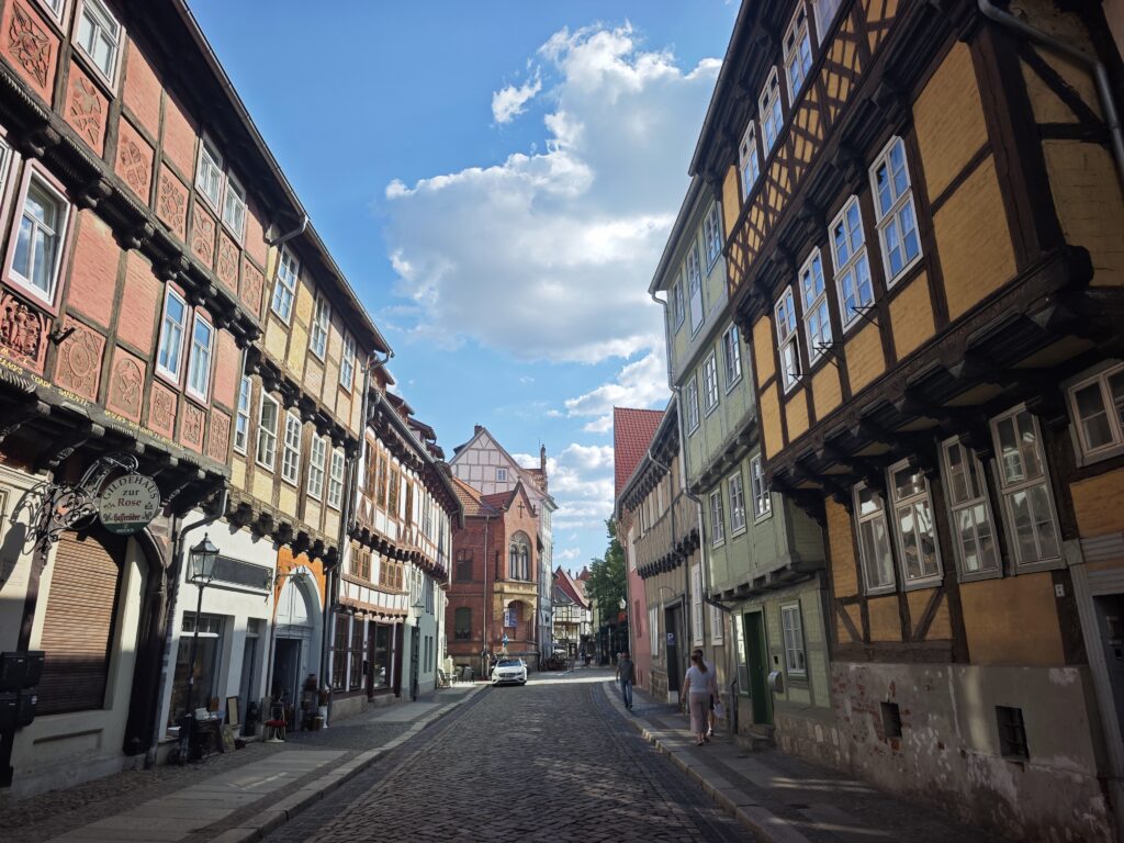 Die Breite Straße in Quedlinburg