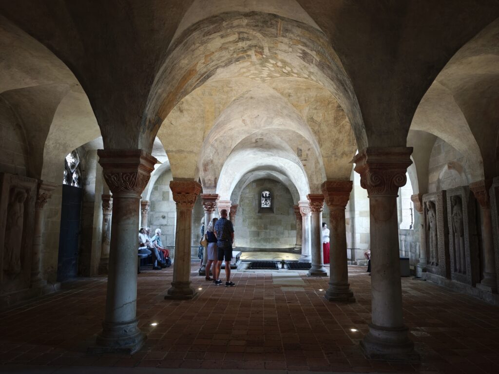 In der Krypta der Stiftskirche St. Servatii auf dem Schlossberg Quedlinburg