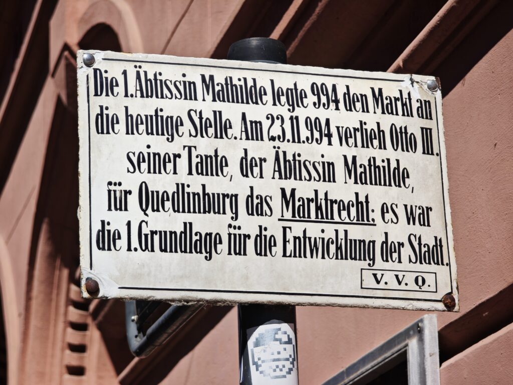 Quedlinburg Altstadt und der Marktplatz