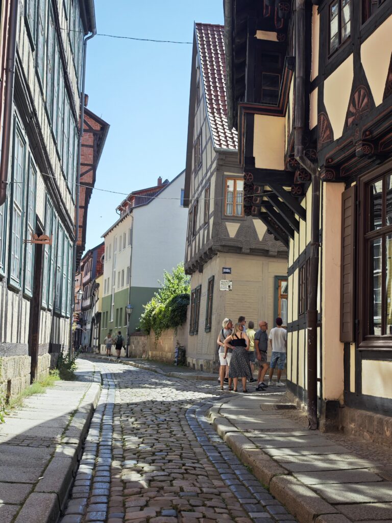 Quedlinburg Stieg - eine wunderbare mittelalterliche Gasse